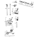 Hoover S1061 cleaningtools diagram