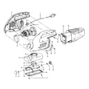Hoover S1147--- motor, hose, motorhousing diagram
