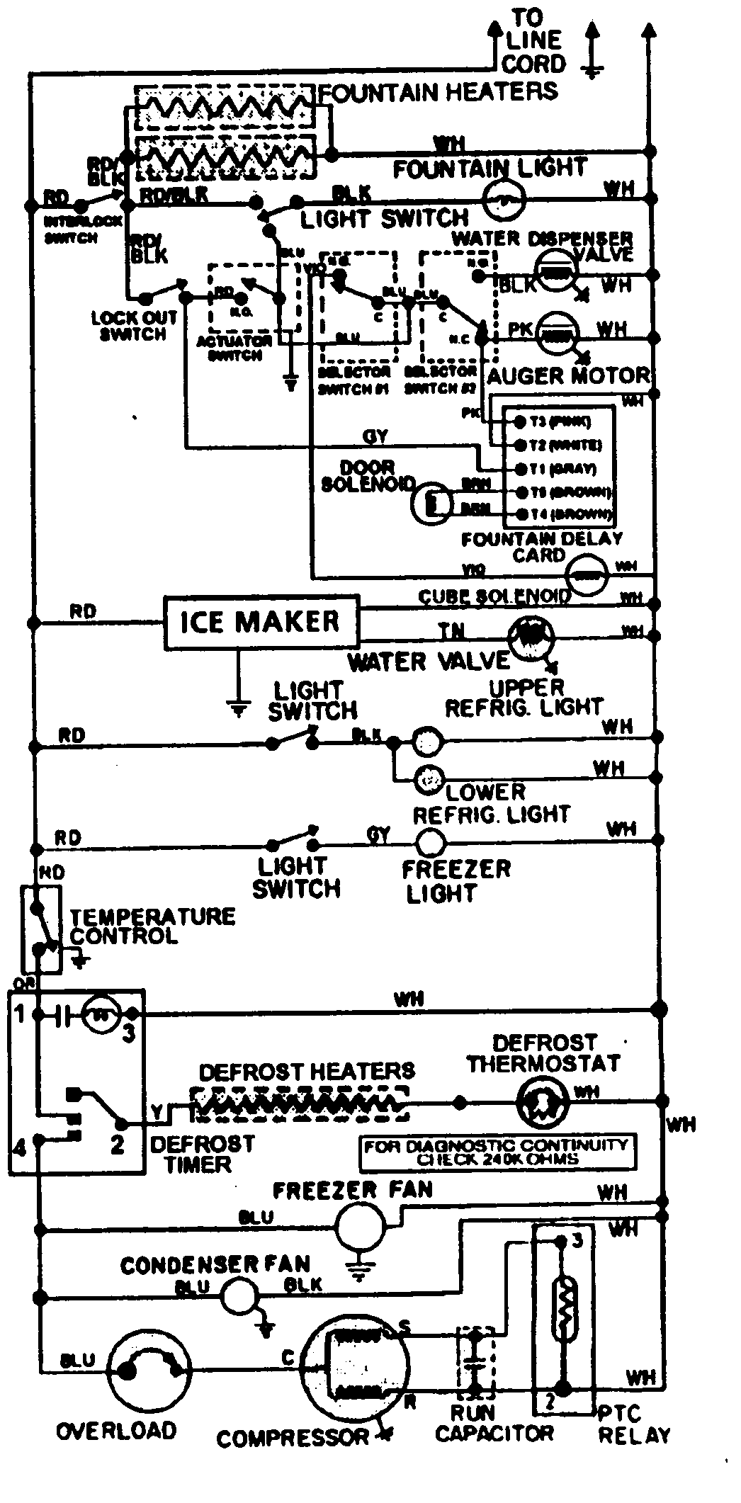 Maytag GS24C8C3EV wiring information diagram