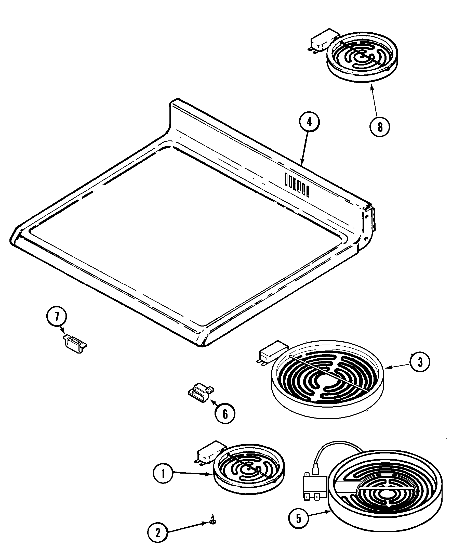 Maytag MER5770BCQ top assembly diagram