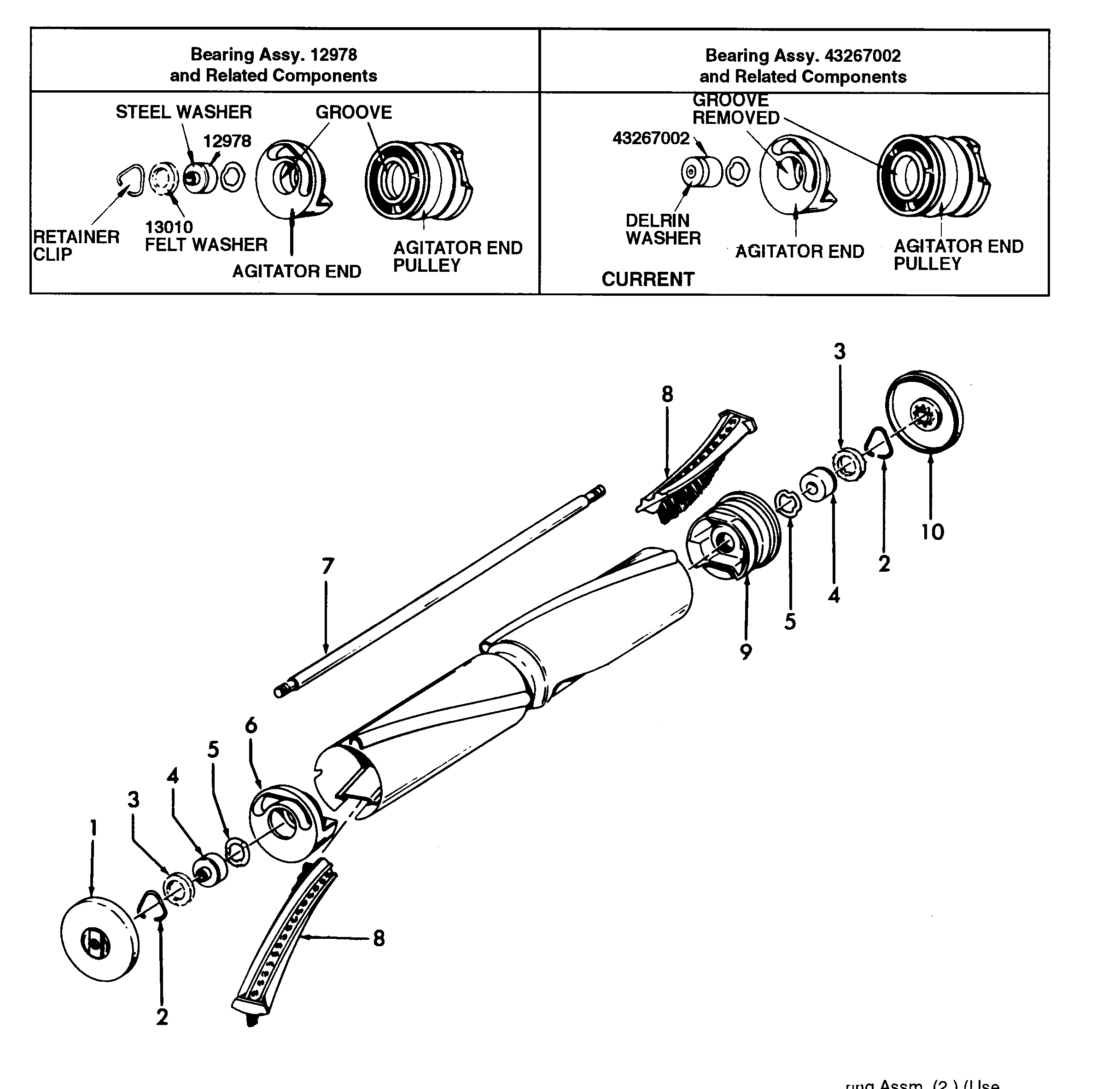 Hoover S3077--- agitator diagram
