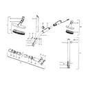 Hoover S3093--- hose, cleaningtools diagram