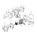 Hoover S3209032 motor assembly diagram