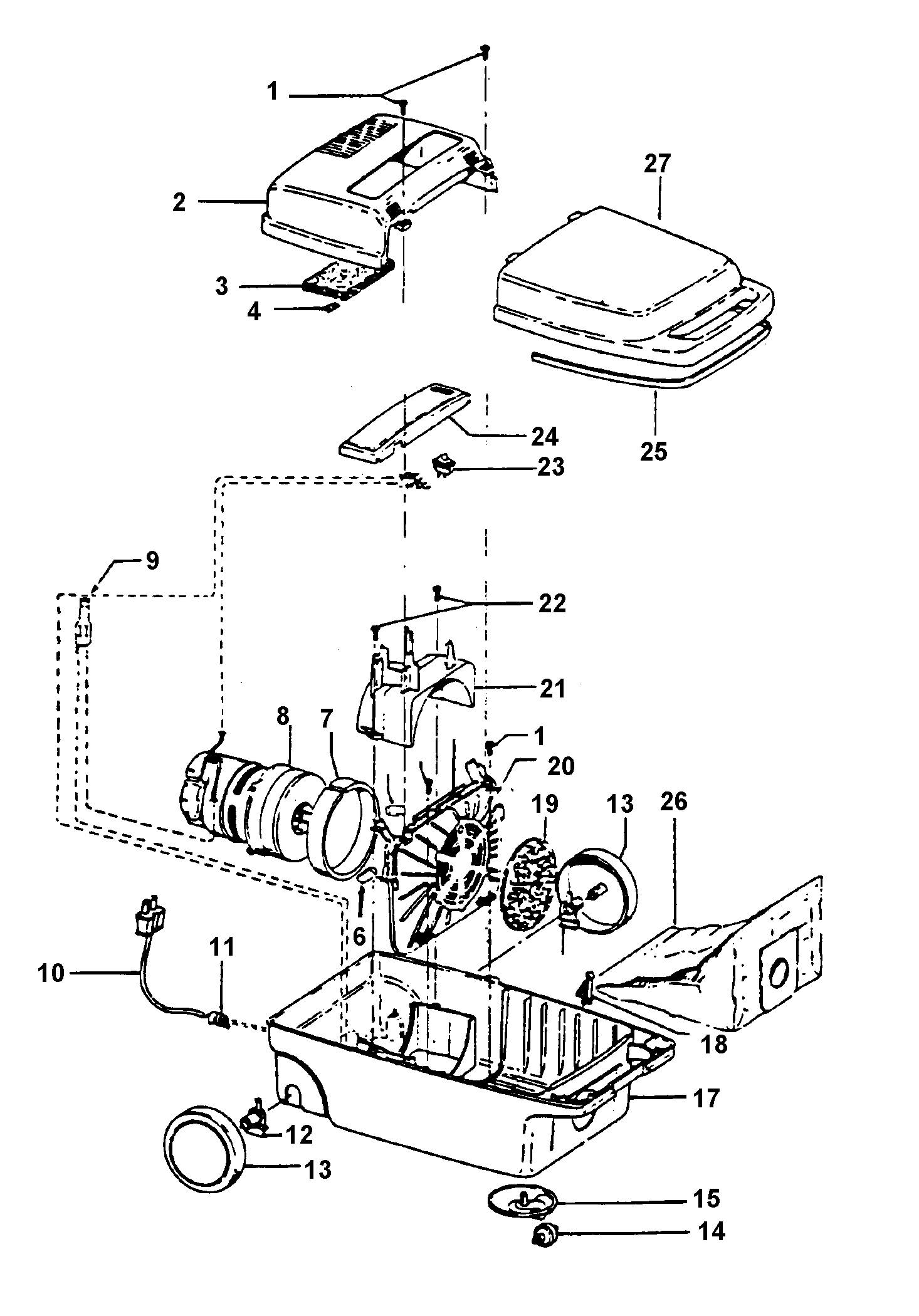 Hoover S3241--- mainhousing diagram