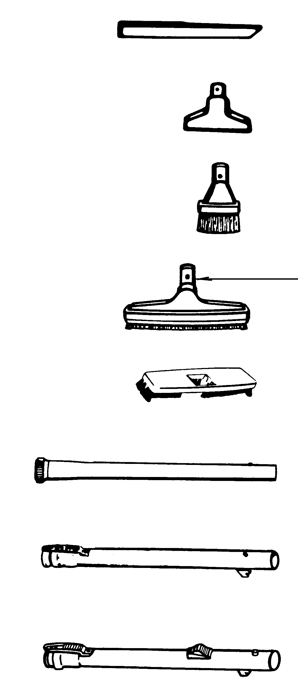 Hoover S3273 cleaningtools diagram