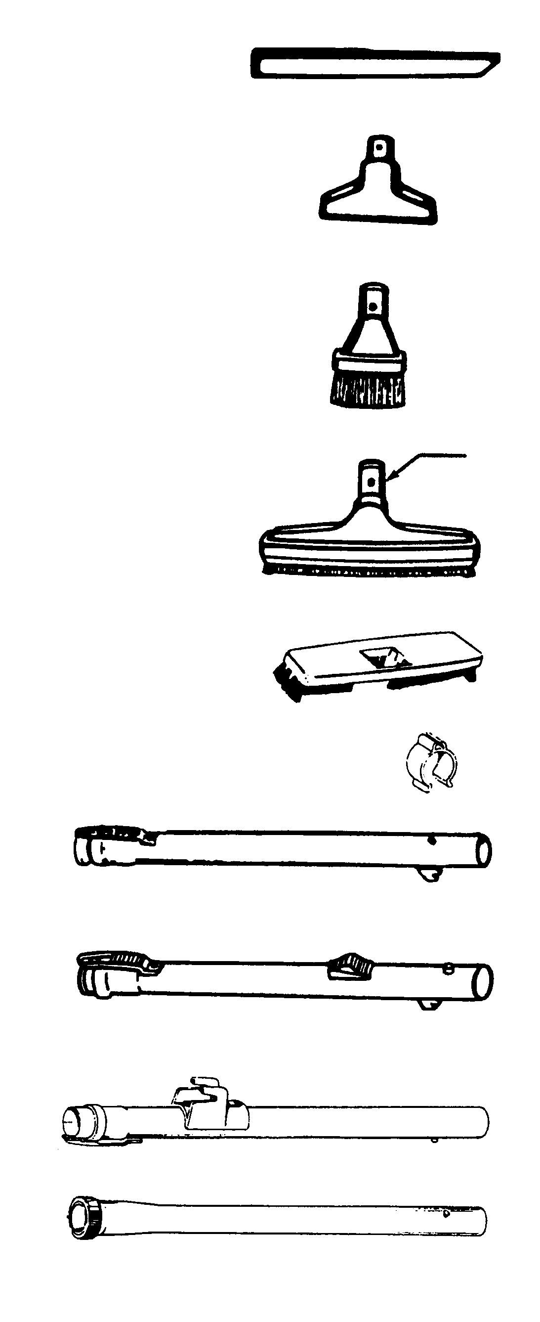 Hoover S3459--- cleaningtools diagram