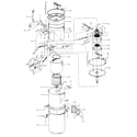 Hoover S5569-011 mainhousing, motor assembly diagram