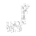 Hoover T1011-664 spincan, pumpbelt, pump_washmotor diagram