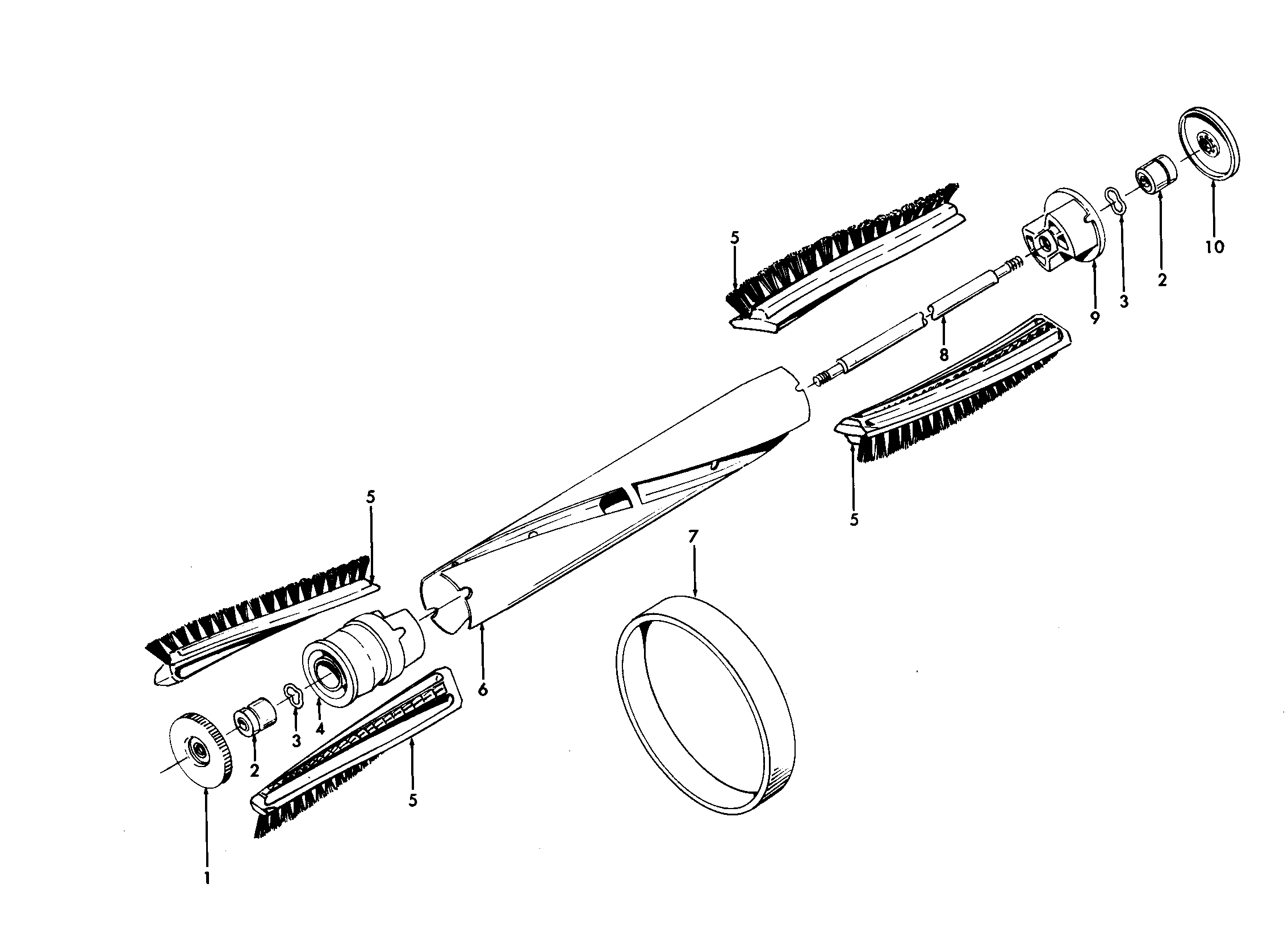 Hoover U3303030 agitator diagram