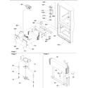 Amana ARB2107AW-PARB2107AW3 evaporator & freezer control assy diagram
