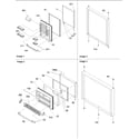 Amana ARB2107AW-PARB2107AW3 door assy diagram