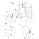 Amana ARB2117BW-PARB2117BW1 evaporator & freezer control assy diagram