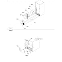 Amana ARB2117BW-PARB2117BW1 cabinet back & water valve diagram
