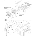 Amana ARB2117BW-PARB2117BW1 ice maker assy & parts diagram