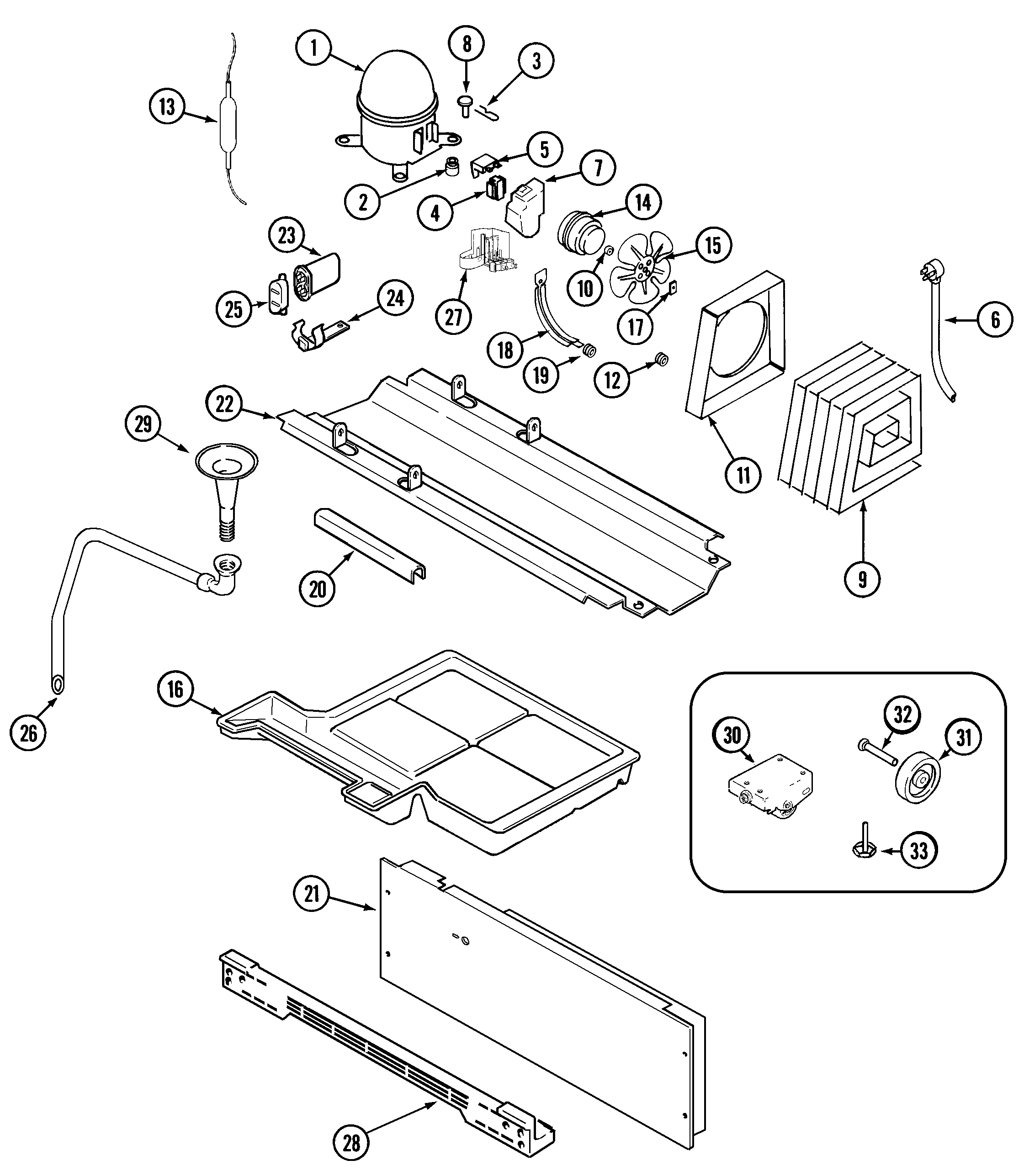 Maytag KF57U55 compressor (rev 10) diagram