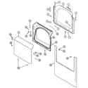 Maytag MDE8000AZW door diagram