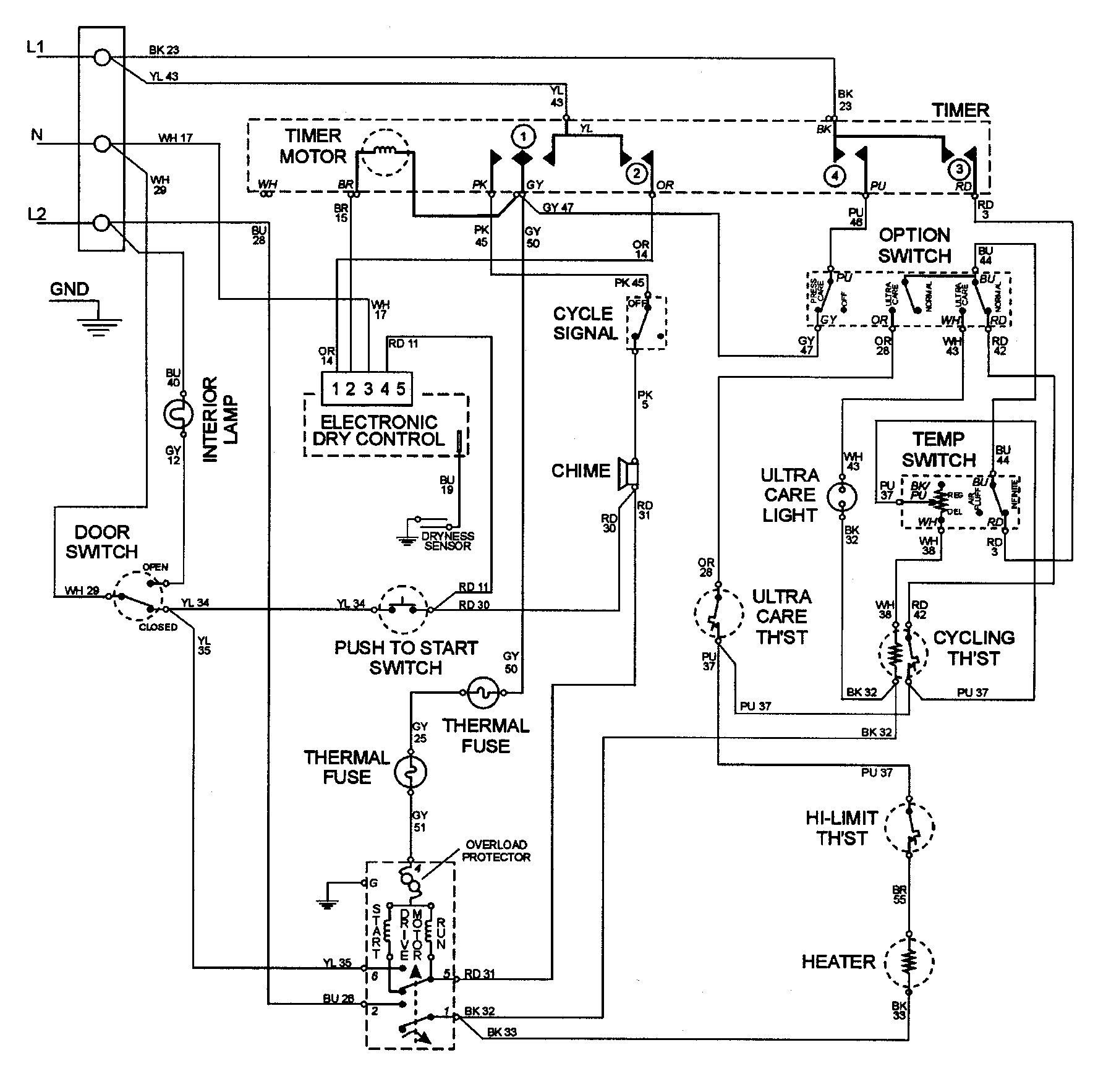 Maytag MDE8000AZW wiring information diagram