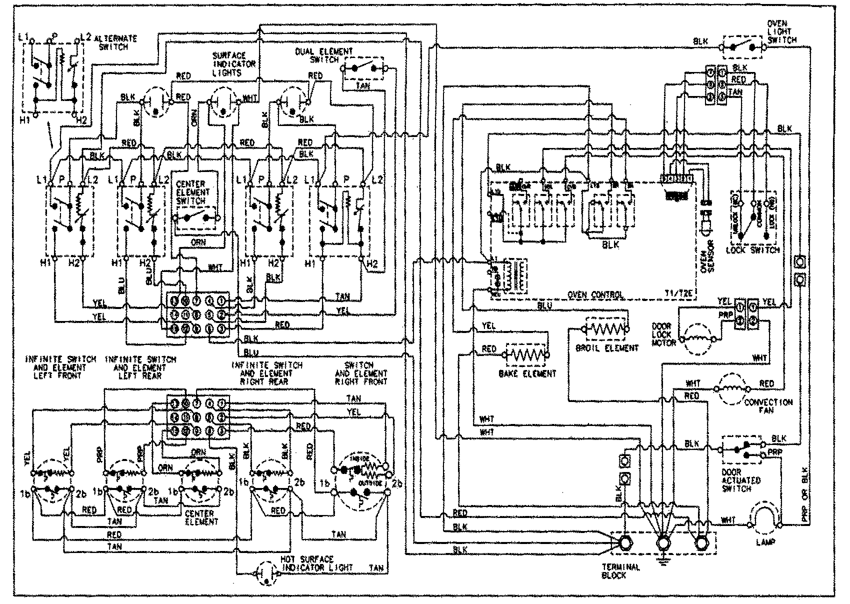 Maytag MER5870BAW wiring information diagram