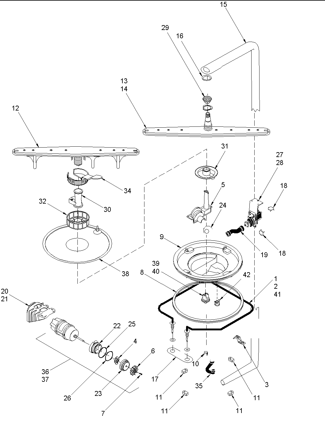 Amana ADW750EAC-PADW750EAC1 motor diagram