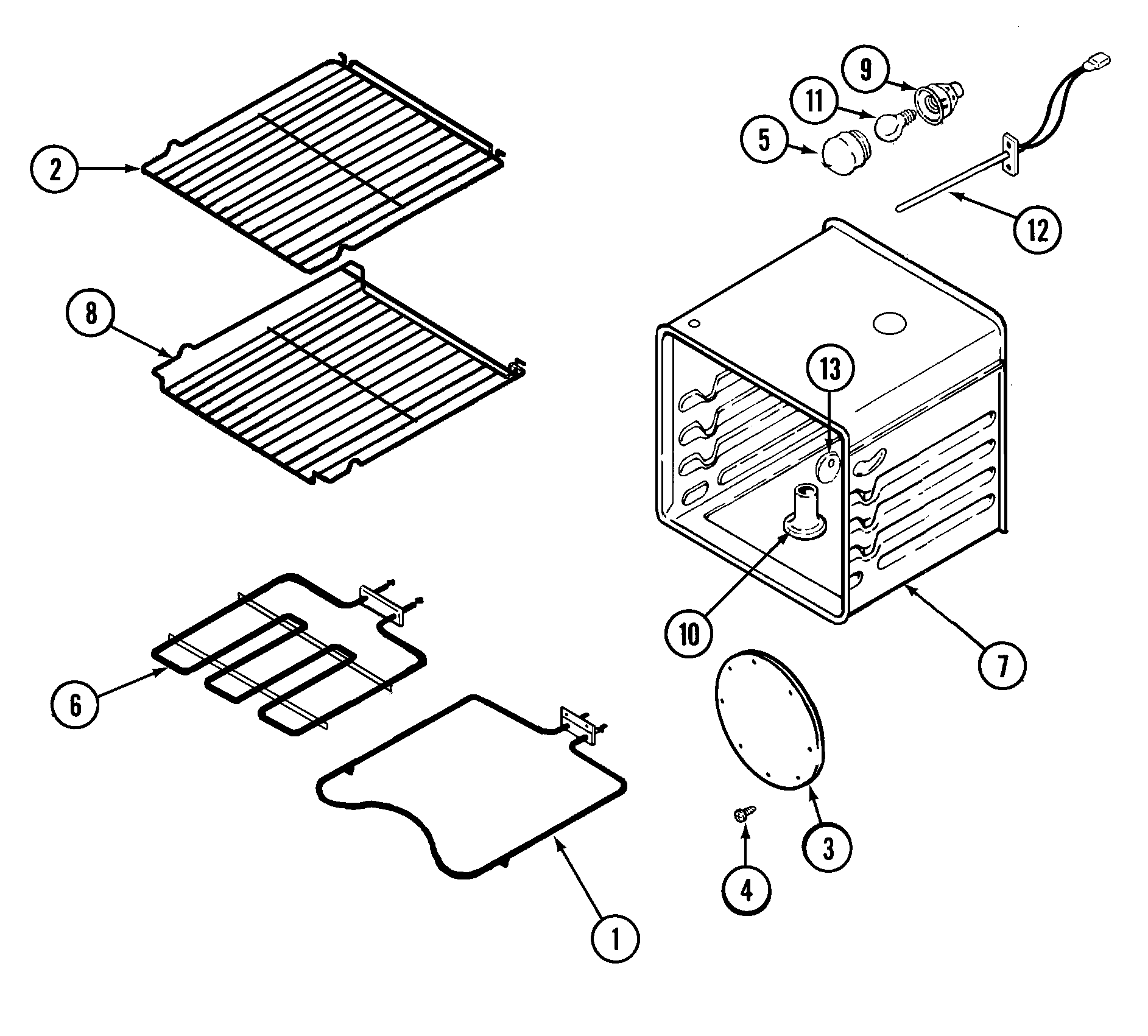 Maytag CWE7800ACB oven diagram