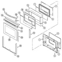 Kenmore 62945776 door diagram