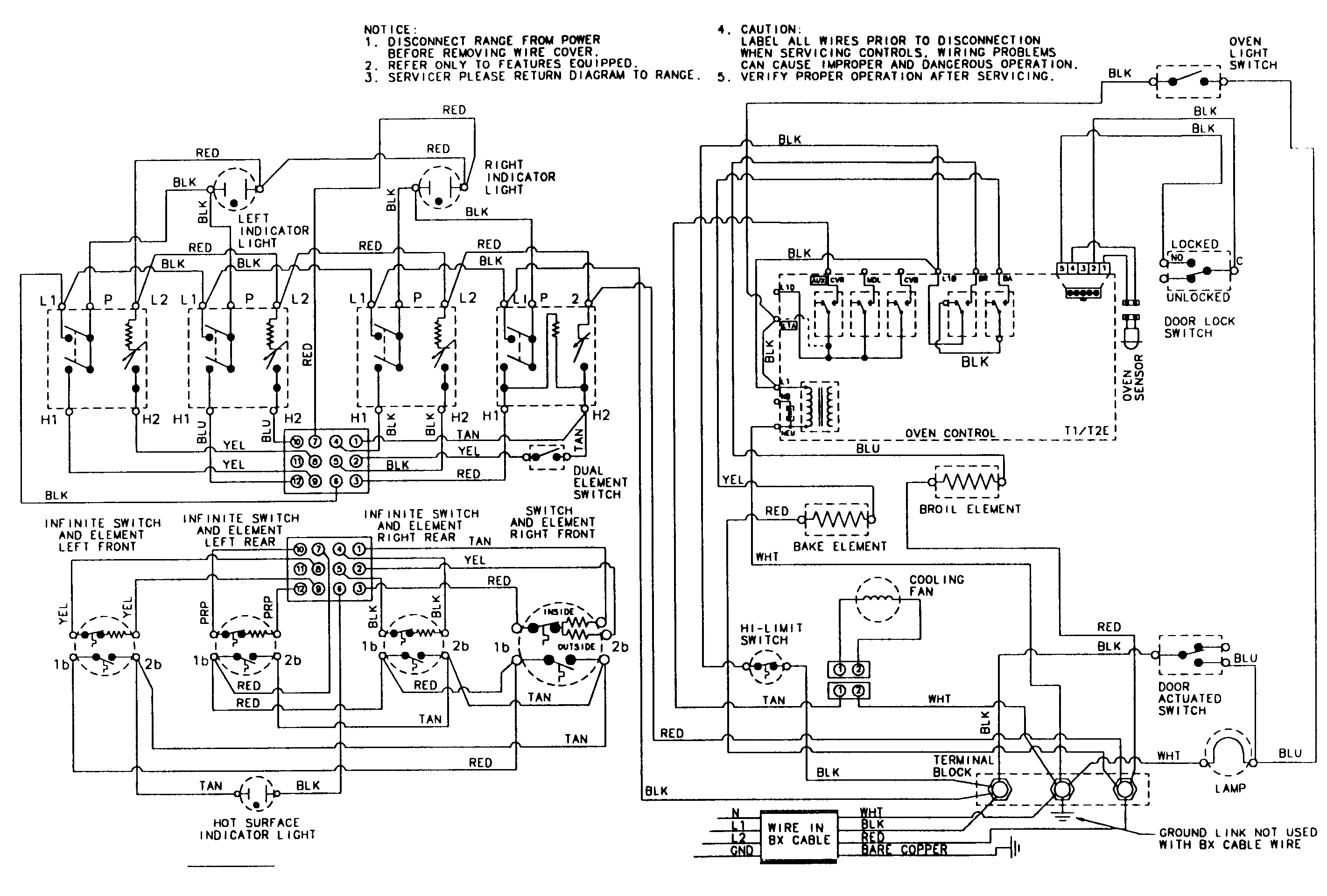 Kenmore 62945775 wiring information diagram