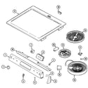 Kenmore 62945776 top assembly (series 12) diagram