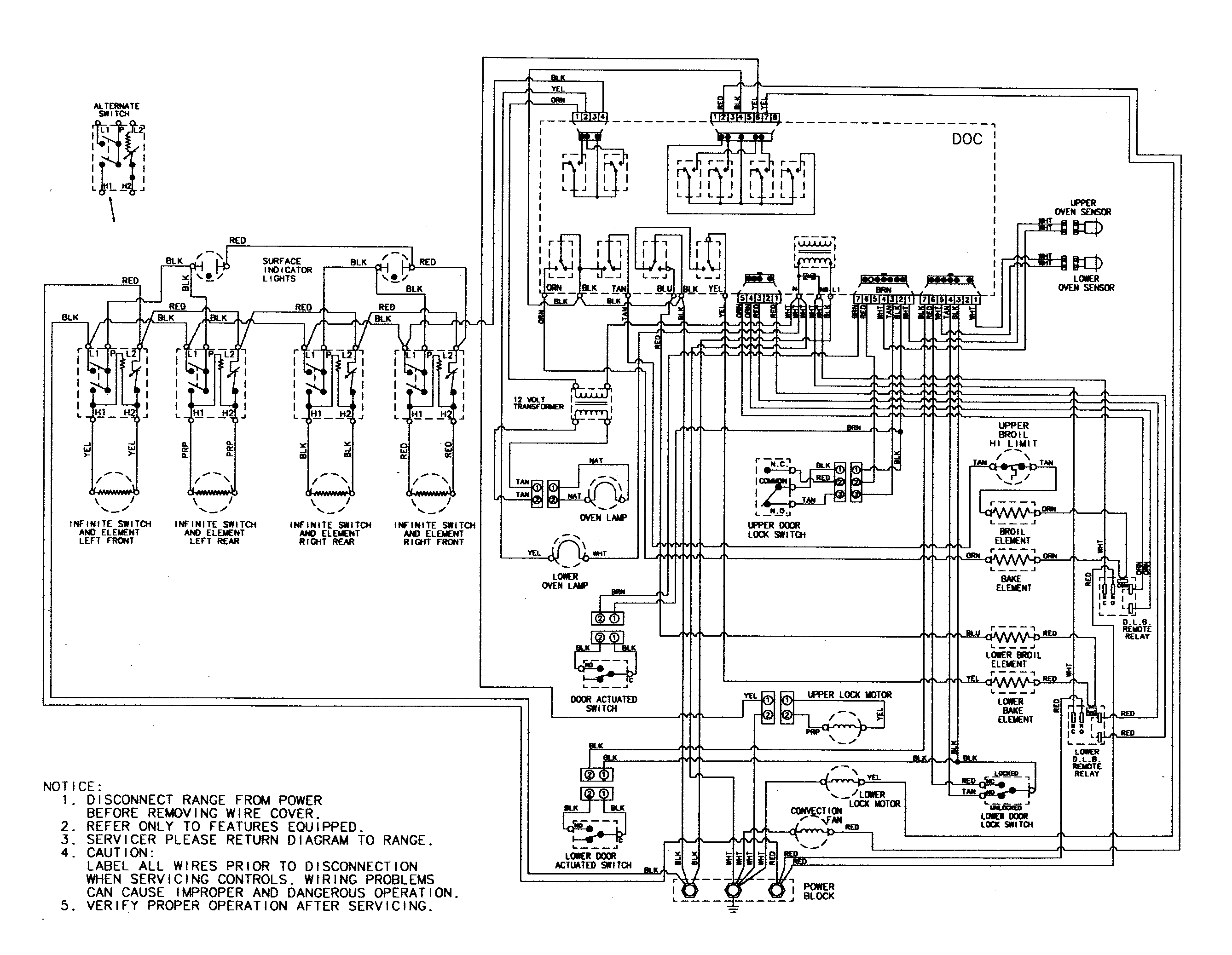 Maytag MER6549BAW wiring information (at series 18) diagram