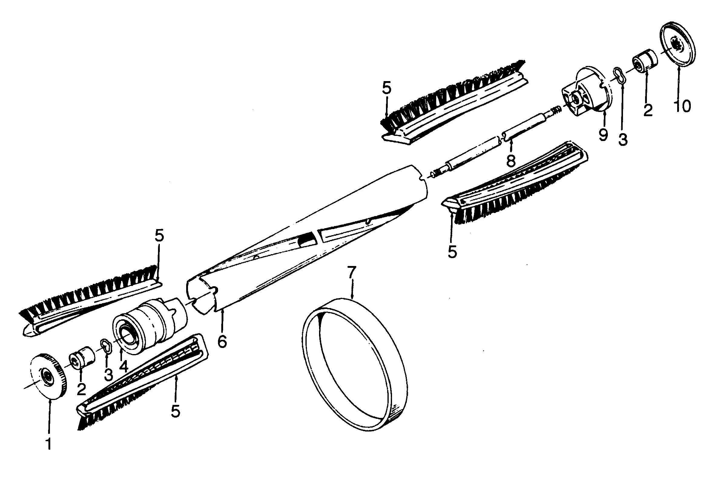Hoover U4209 agitator diagram