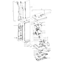 Hoover U4457 motor, handle, mainbody, outerbag, hood diagram