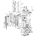 Hoover U5097930 mainbody, handle, outerbag diagram