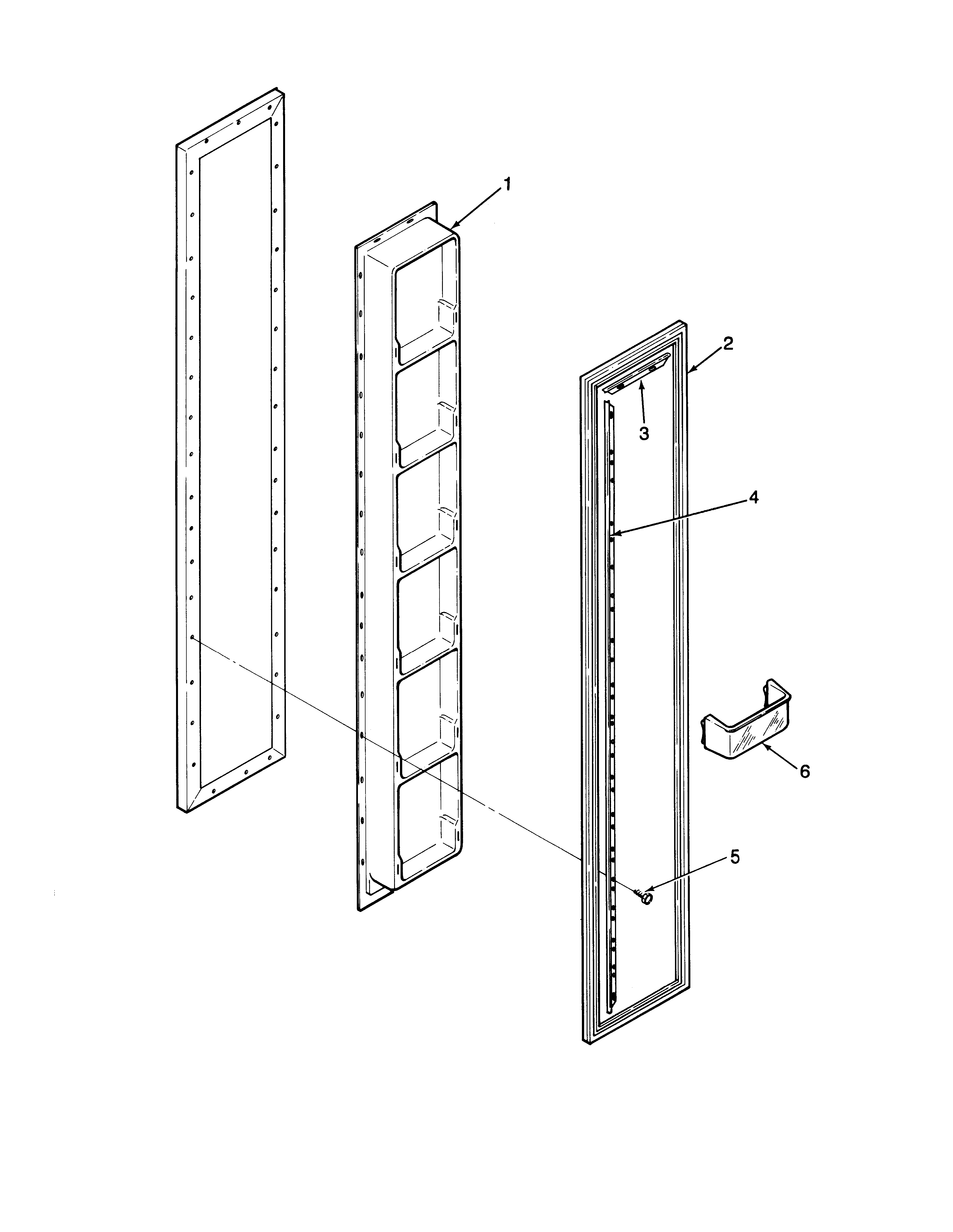 Maytag RSD20A-BM05B freezer inner door diagram