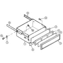 Jenn-Air SCE4340B drawer assy. diagram