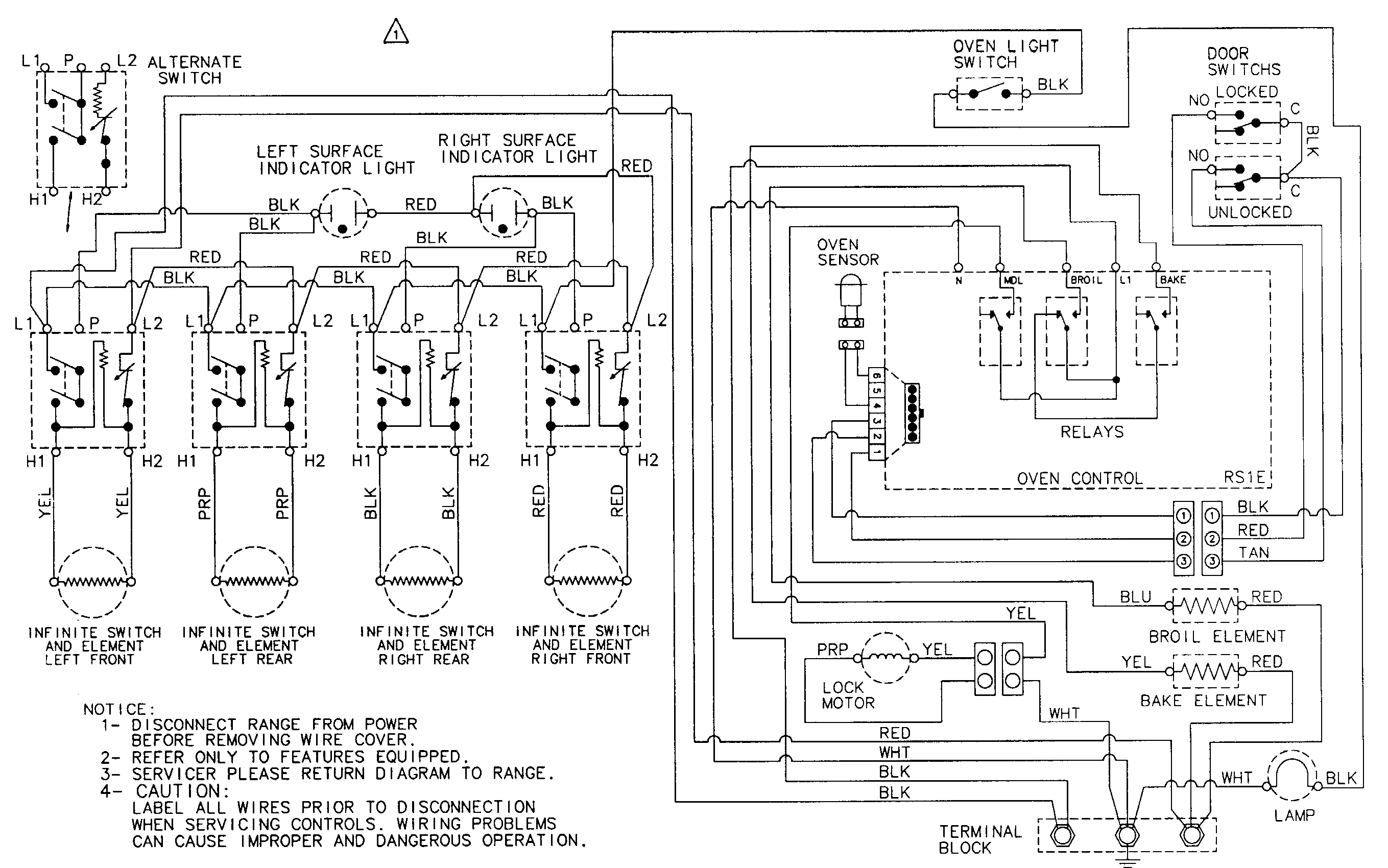 Maytag MER5550AAQ wiring information diagram