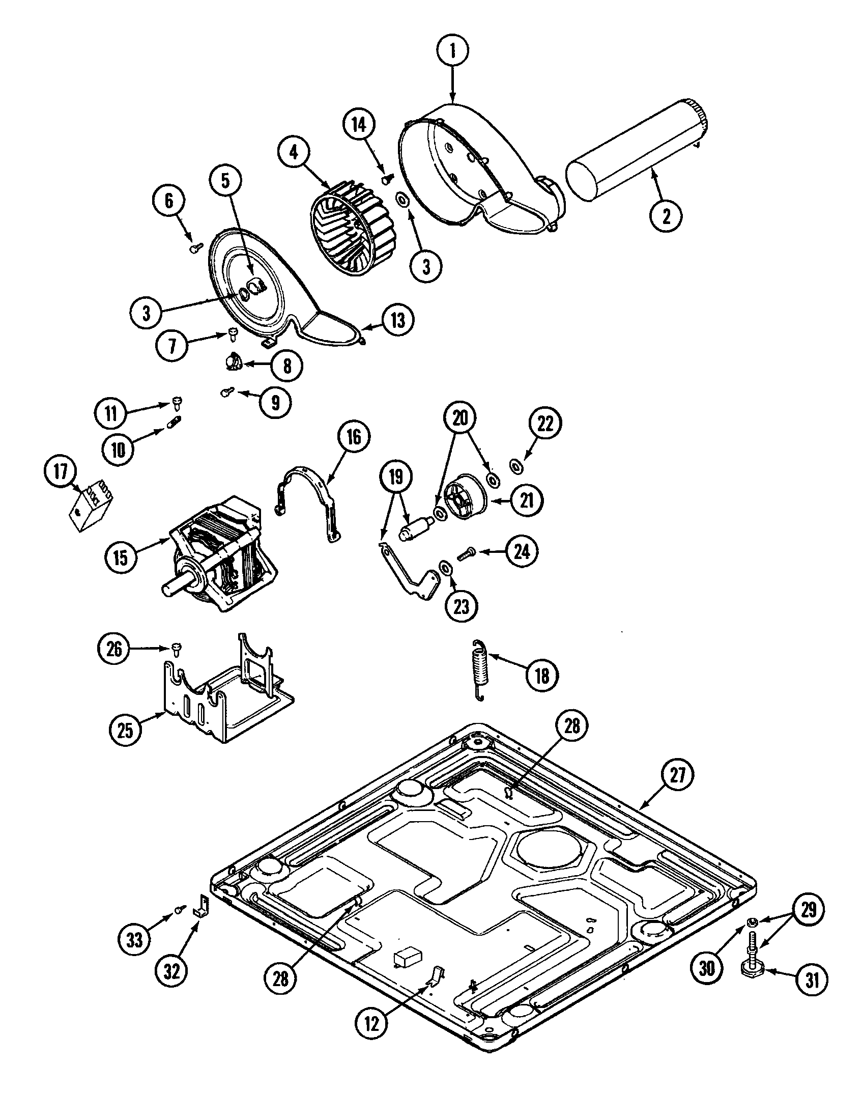 Maytag MDE7658BYW motor drive diagram
