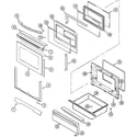 Jenn-Air JGR8750ADA door/drawer diagram