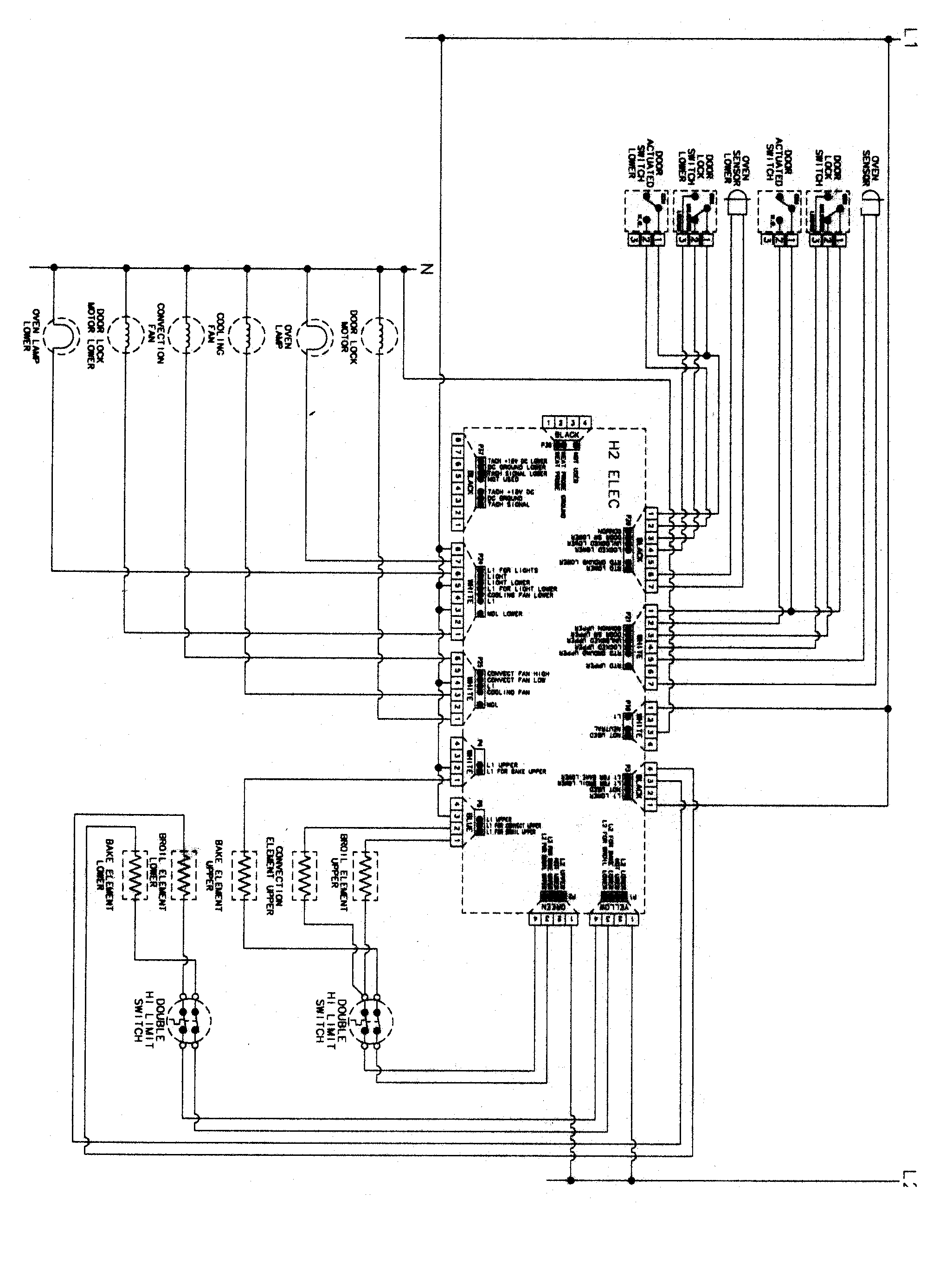 Jenn-Air JJW8430DDW wiring information diagram