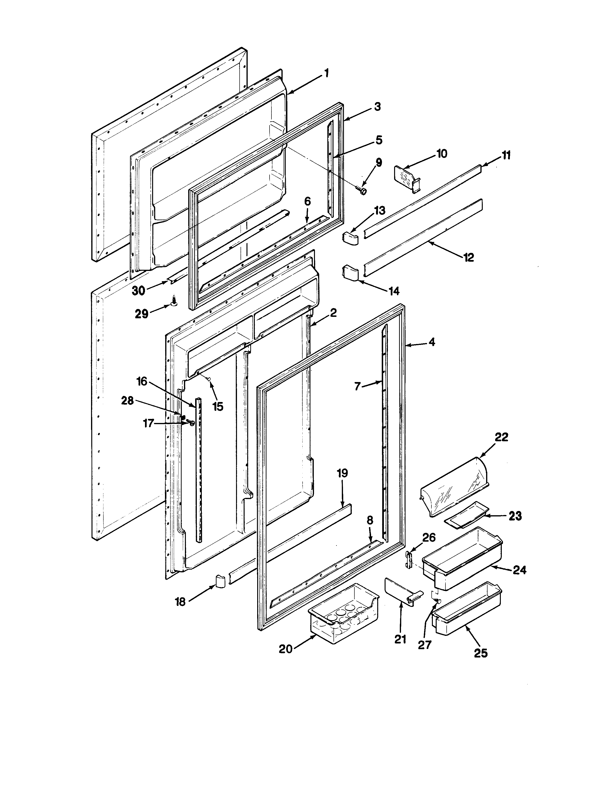 Maytag LRTD19A-AH59C inner door diagram