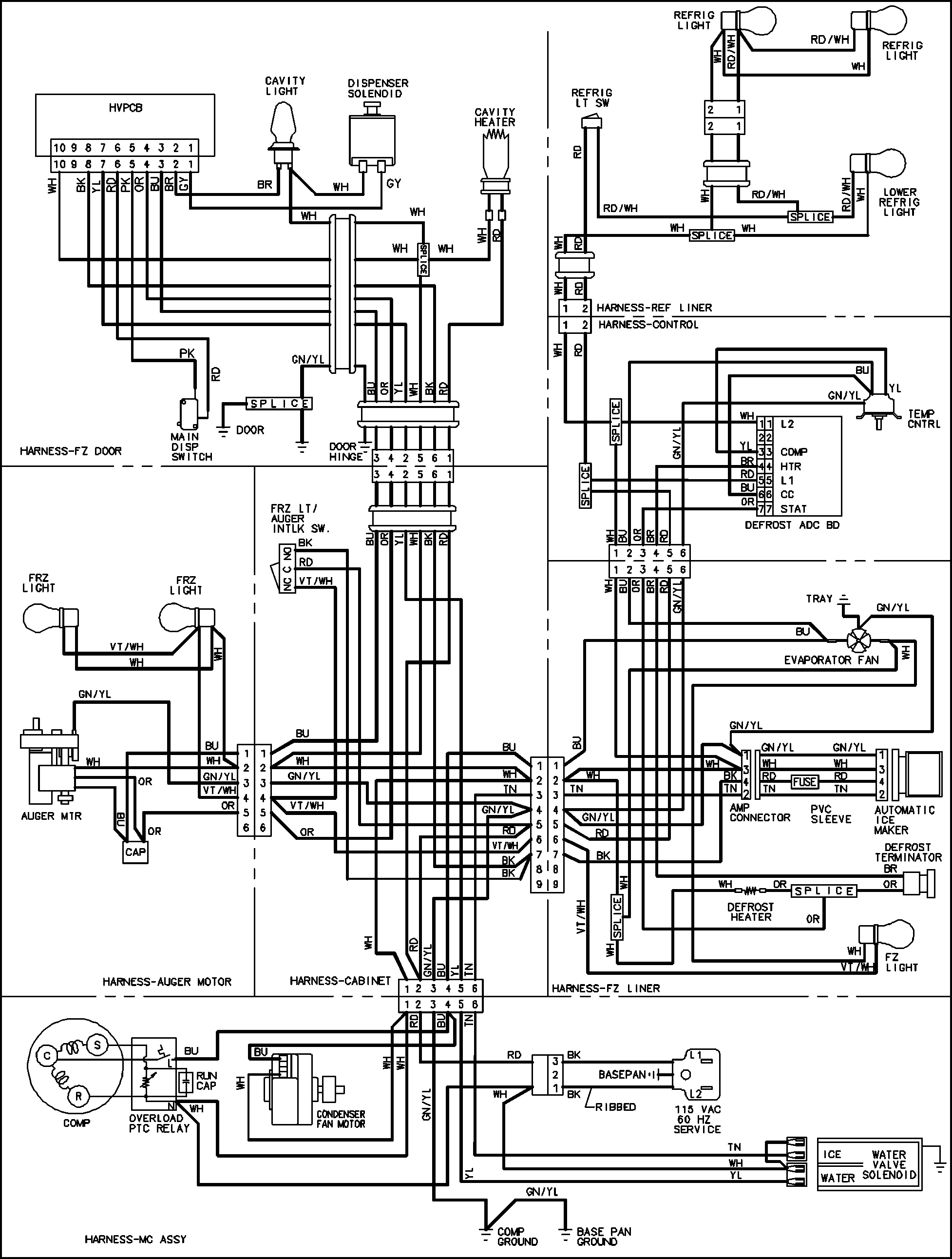 Maytag MSD265MHEQ wiring information diagram