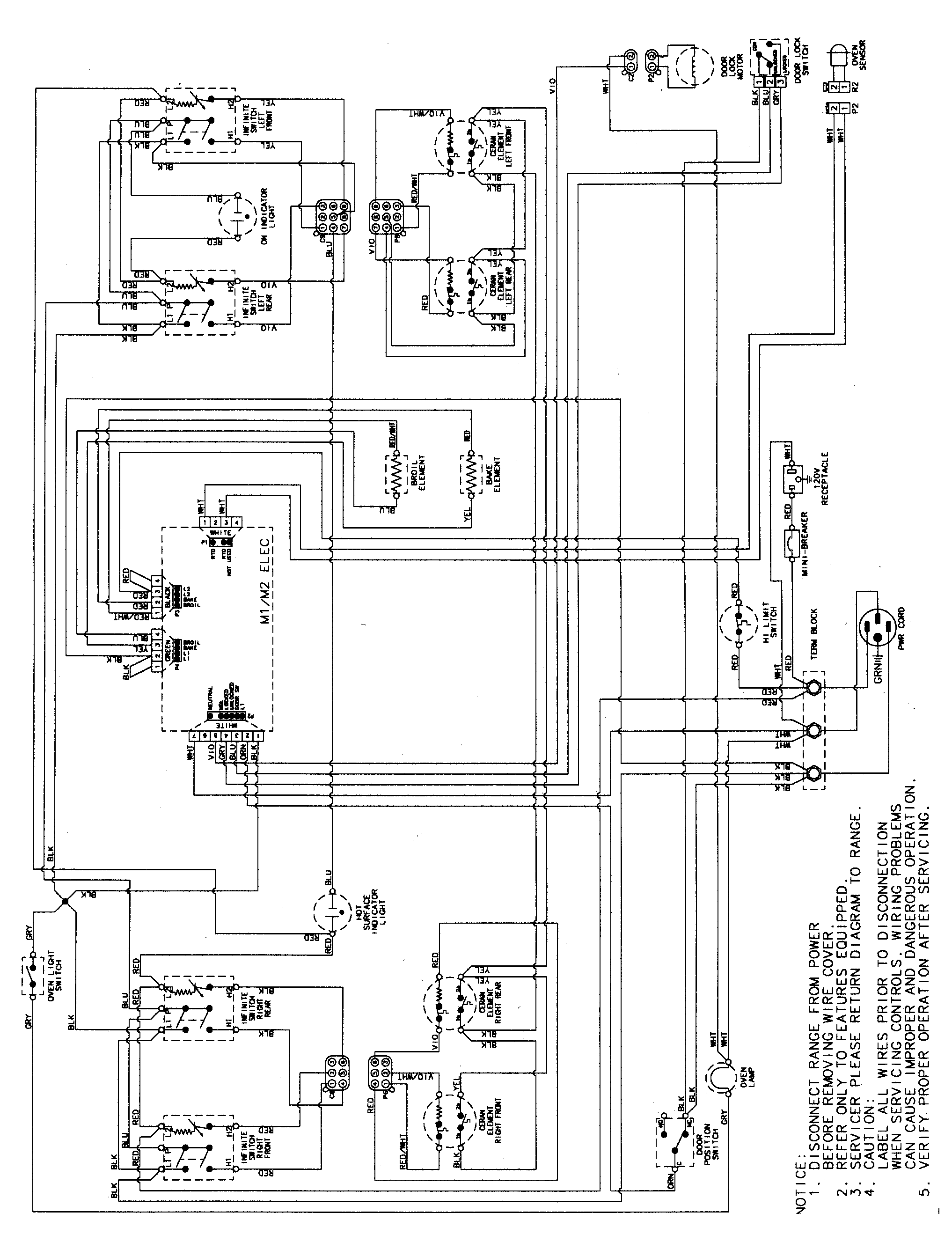 Maytag MER5755QCB wiring information diagram