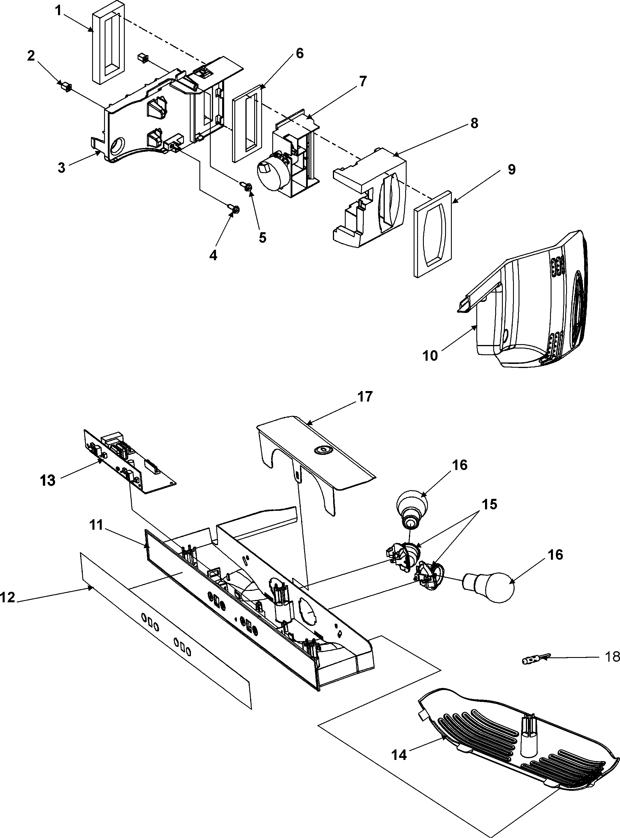 Amana AS2628HEKB-AS2628HEKB0 controls diagram