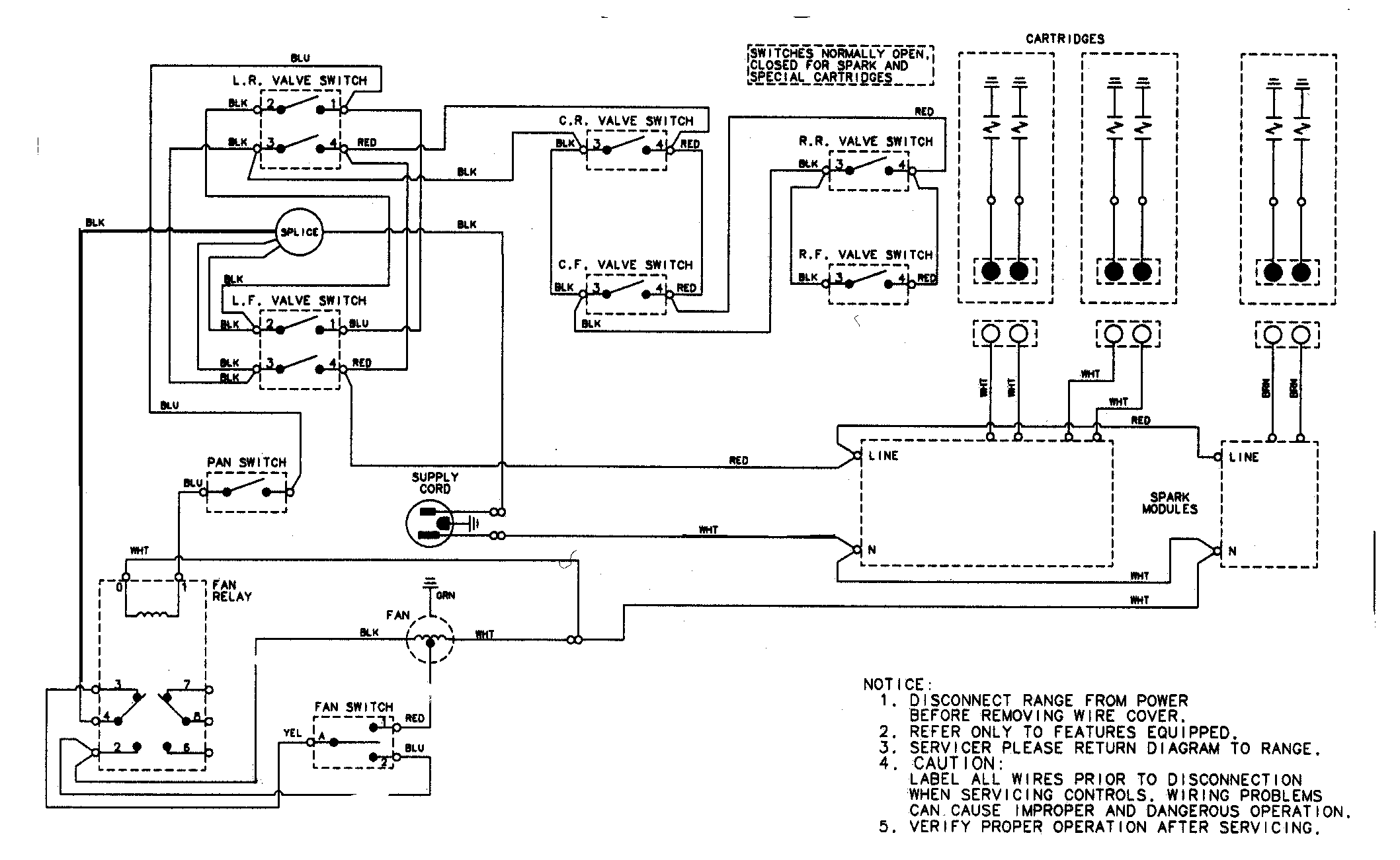 Jenn-Air JGD8348CDP wiring information diagram