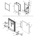 Maytag MBF2558HEQ refrigerator door diagram