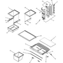 Magic Chef CTF2126ARU shelves & accessories diagram