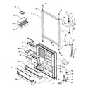 Amana TR21S4L-P1196101WL ref door assy diagram