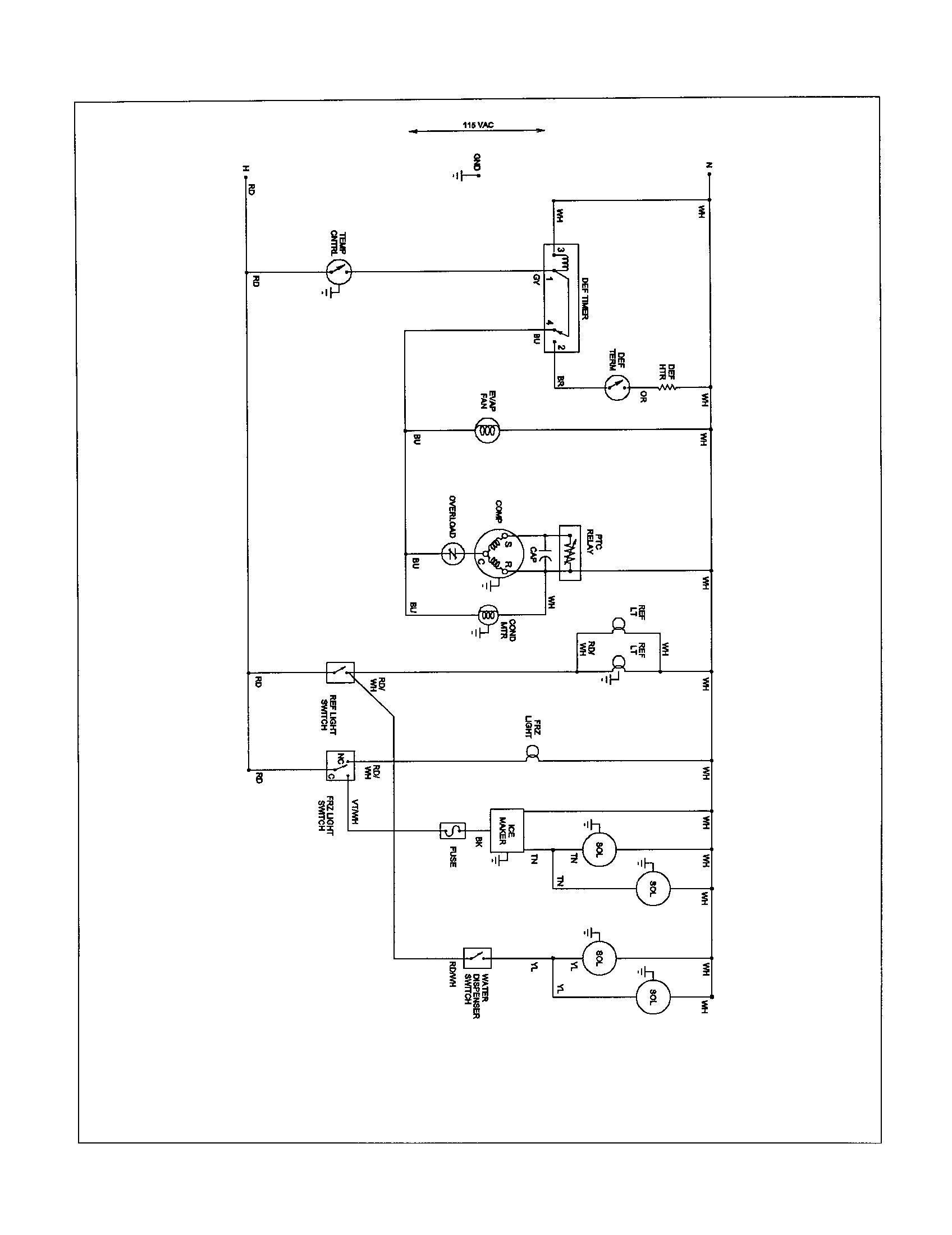 Jenn-Air JCB2058GEW-PJCB205 wiring information diagram