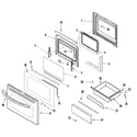 Maytag MER5775QAS door/drawer (stl) diagram