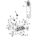 Maytag DE7500 inlet duct & heater assembly diagram