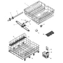 Maytag MDBTT59AWS track & rack assembly diagram