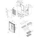 Amana XRBS209BWR refrigerator door diagram